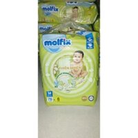 Bỉm tã dán Molfix Thiên Nhiên (M, 6-11kg, 76 miếng