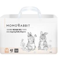 Bỉm - Tã dán Momo Rabbit Baby Band Diapers size NB 42 miếng (3 - 5kg) - Ruby Kids