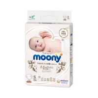 Bỉm – Tã dán Moony Natural size S 58 miếng ( cho bé từ 4-8 kg)