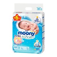 Bỉm - Tã dán Moony NB96