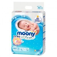 Bỉm - Tã dán Moony Newborn 90 miếng