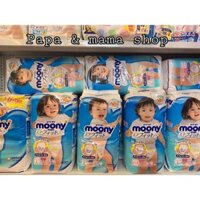 Bỉm - Tã dán Moony size M 64 miếng