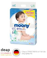 Bỉm tã dán Moony size M, 64 miếng (6-11kg) DEEP35 www.yeuhangduc.vn sẵn sàng cho bạn