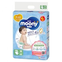 Bỉm - Tã dán Moony size M 68 thêm miếng