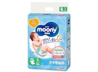 Bỉm – Tã dán Moony size S 70 + 14 miếng (4 – 8kg)