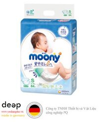 Bỉm tã dán Moony size S, 84 miếng (4-8kg) DEEP35 www.yeuhangduc.vn sẵn sàng cho bạn