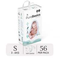 Bỉm tã dán ngày đêm Applecrumby Purebasics Diapers Tape