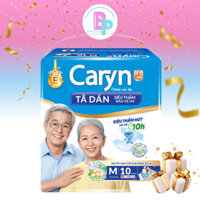 Bỉm tã dán người già CARYN siêu thấm size M10 - M20 BebePlus