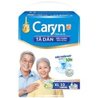 Bỉm Tã dán người lớn siêu thấm bảo vệ da Caryn size XL 10 miếng hoặc 20 miếng