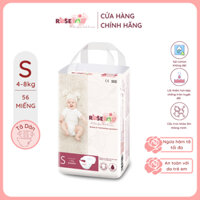 Bỉm tã dán ROSE BABY size S 56 miếng (4-8kg)