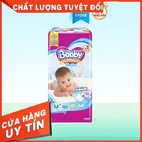 Bỉm tã dán Bobby siêu thấm size M 46 miếng (6-11kg)