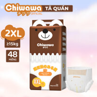 Bỉm Tã Dán/Quần Chiwawa Cao Cấp cho trẻ sơ sinh Bé gái Bé trai cao cấp size S/M/L/XL/XXL/XXXL 48 miếng