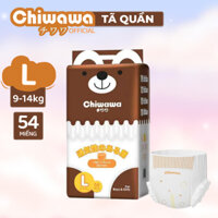Bỉm Tã Dán/Quần Chiwawa Cao Cấp cho trẻ sơ sinh Bé gái Bé trai cao cấp size S/M/L/XL/XXL/XXXL 54 miếng