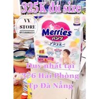 Bỉm tả Meries quần/dán Merries Nội Địa Nhật NB96/S88/M68/L58/M64/L50/XL44/XXL28 dành cho bé