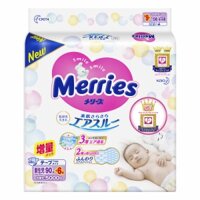 Bỉm - Tã Merries Newborn 90 +6