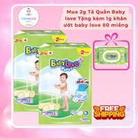 Bỉm Tã Quần BabyLove Cho Bé 6-35kg Mềm Mại Thoáng Khí, Thấm Hút Vượt Trội (Size M-5XL)