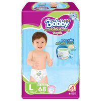 Bỉm - Tã quần Bobby 1805 Size L - 68 miếng (9 - 13kg)