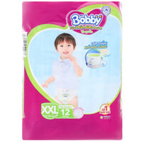 Bỉm - Tã quần Bobby Fresh Pants size XXL - 12 miếng (15 - 25kg)