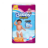 Bỉm tã quần Bobby Jumbo size XXL 44 miếng (trên 16kg)