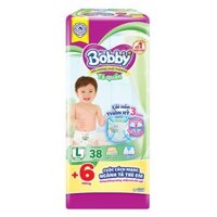 Bỉm – Tã quần Bobby size L – 38 +6 miếng ( Cho bé từ 9-13kg )