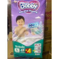 Bỉm / tã quần bobby size L48 + 4 miếng