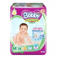 Bỉm - Tã quần Bobby size M - 76 (6 - 11kg) (giao bao bì ngẫu nhiên)