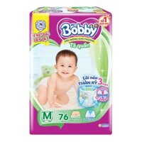 Bỉm - Tã quần Bobby size M 76 miếng (cho bé 6 - 11kg)