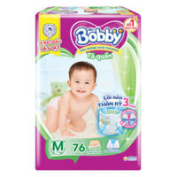 Bỉm tã quần Bobby size M 76 miếng (6-10kg)