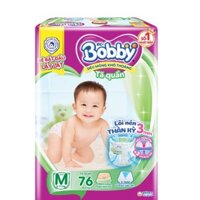 Bỉm Tã Quần Bobby Size M 76 Miếng