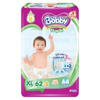 Bỉm – Tã quần Bobby size XL – 62 + 8 miếng (Cho bé 12 – 17kg)