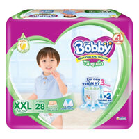 BỈM - TÃ QUẦN BOBBY SIZE XXL - 28 MIẾNG (CHO TRẺ 15-25KG)