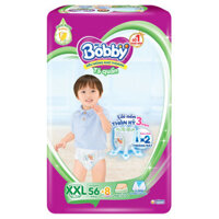 Bỉm – Tã quần Bobby size XXL 56 miếng (cho bé từ 15-25kg)