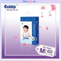 Bỉm - Tã quần Goldgi+ size M 60 miếng (6-11kg)