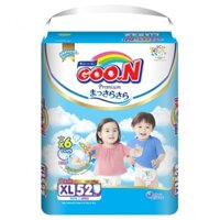 Bỉm - Tã quần Goon Premium size XL - 52 miếng (Cho bé 12 - 17kg)