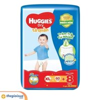Bỉm - tã quần Huggies đại size XL/3b*60m