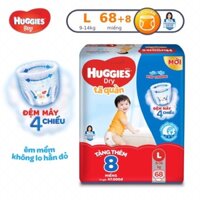Bỉm Tã quần Huggies Dry size L 68 miếng (9-14kg)