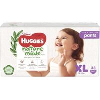 Bỉm - Tã quần Huggies Nature Made size XL 38 miếng (12 - 18kg) - Ruby Kids