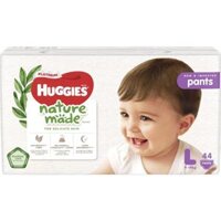 Bỉm - Tã quần Huggies Nature Made size L 44 miếng (9 - 14kg) - Ruby Kids