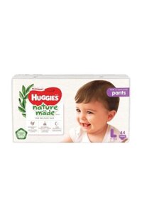 Bỉm tã quần Huggies Platinum Nature Made L size 44 miếng (9-14kg)