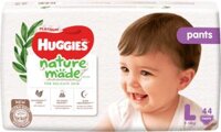 Bỉm tã quần Huggies Platinum Nature Made L size 44 miếng (9-14kg) (giao bao bì ngẫu nhiên)