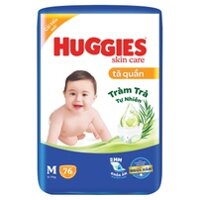 Bỉm – Tã quần Huggies size M 76 miếng (cho bé 6 – 11kg)