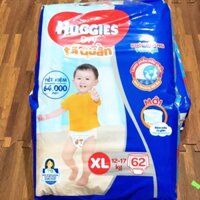 Bỉm- tã quần huggies size xl62 miếng cho bé 12-17 kg