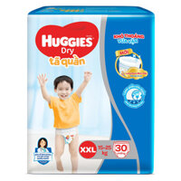 Bỉm - Tã quần Huggies size XXL - 30 miếng (Cho bé 15 - 25kg)