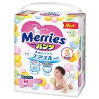 Bỉm tã quần Merries size M 58 miếng (6-11kg)