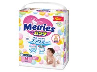 Bỉm – Tã quần Merries size M 58 miếng