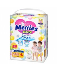 Bỉm - Tã quần Merries size XL 44 nội địa thêm miếng (Cho bé 12 - 22kg)
