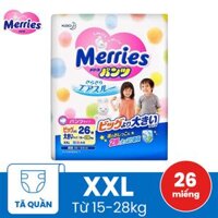 Bỉm-Tã quần Merries size XXL 26 miếng (15-28kg)