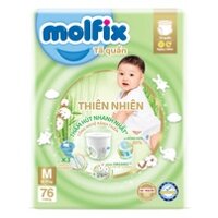 Bỉm – Tã quần Molfix Ultra Jumbo size M 76 cho bé từ 6 – 11kg