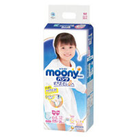 Bỉm tã quần Moony bé gái size XXL 26 miếng (13-28kg)