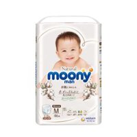 Bỉm tã quần Moony Natural M 46 miếng (5-10kg)